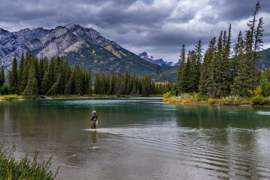 river, fishing in montana , mountains