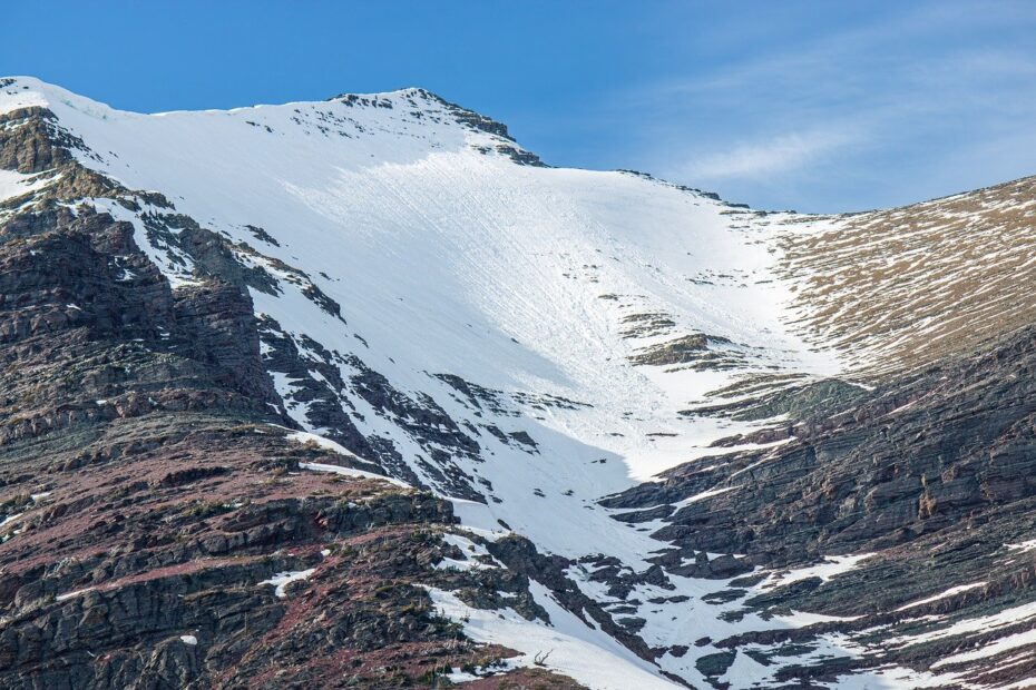 snow covered mountain, glacier national park, nature, mountains, landscape, montana, scenic, glacier, wilderness, snow